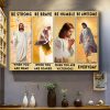 Be Still and Know that I am God – Jesus Landscape Canvas Prints UKDT140501