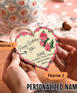 Customized June  Girl Birthday Gift Ornament UKKH250606