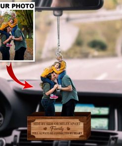 Customized Your Photo Family Car Ornament QFHY170602