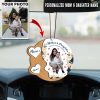 Customized Your Photo Dog Car Ornament UKKH170606