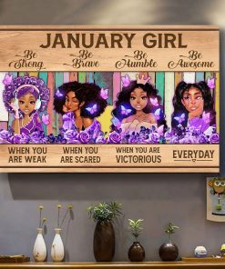 January Girl Canvas QFMM020401