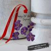 Personalised January Birthday Gift Customized Birth Flower Gift Ornament QFDT280601